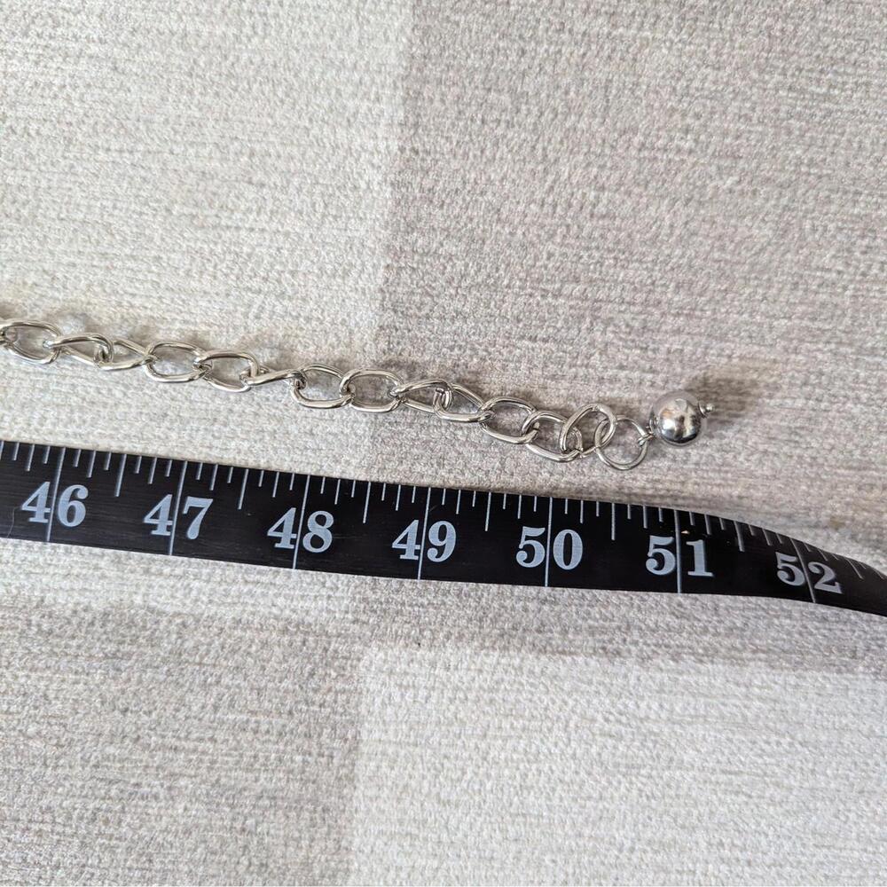 SOLD Vintage Chico's boho beaded medallion chain belt - Picture 5 of 5
